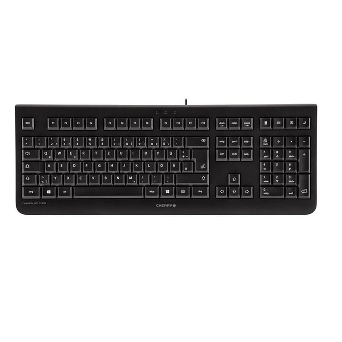 Keyboard Cherry JK-0800ES-2 Spanish Qwerty Black